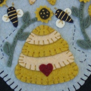 Sweet as Honey Penny Rug Candle Mat DIGITAL PATTERN - Etsy