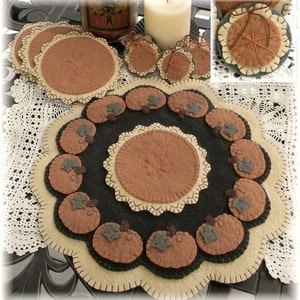Easy As Pumpkin Pie Penny Vloerkleed/Kaarsonderlegger DIGITAAL PATROON