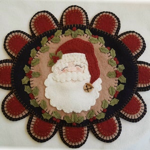 Dear Santa~christmas Penny Rug/table/wall Mat DIGITAL PATTERN - Etsy