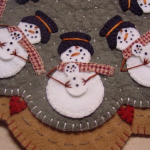 Snowmoms Penny Rug Candle Mat DIGITAL PATTERN image 3