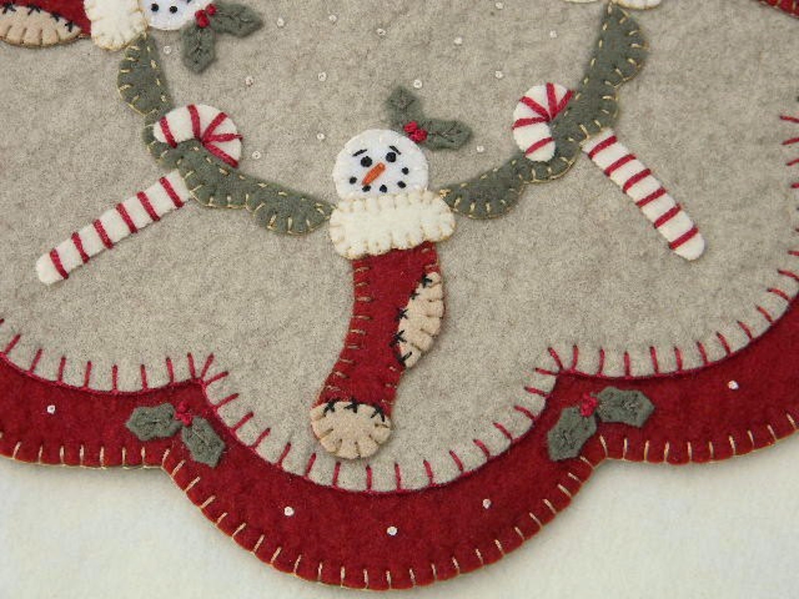 Christmas Stockings Penny Rug/candle Mat Pdf DIGITAL PATTERN Etsy
