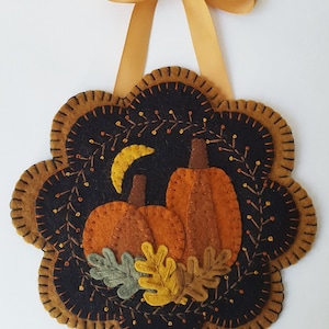 Bittersweet Fall~Mini Mat/Wall hanging/Mug Rug DIGITAL PATTERN