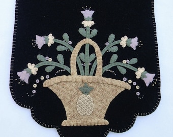 Natures Gift ~ Penny Rug Candle Mat Runner MAILED PAPER PATTERN