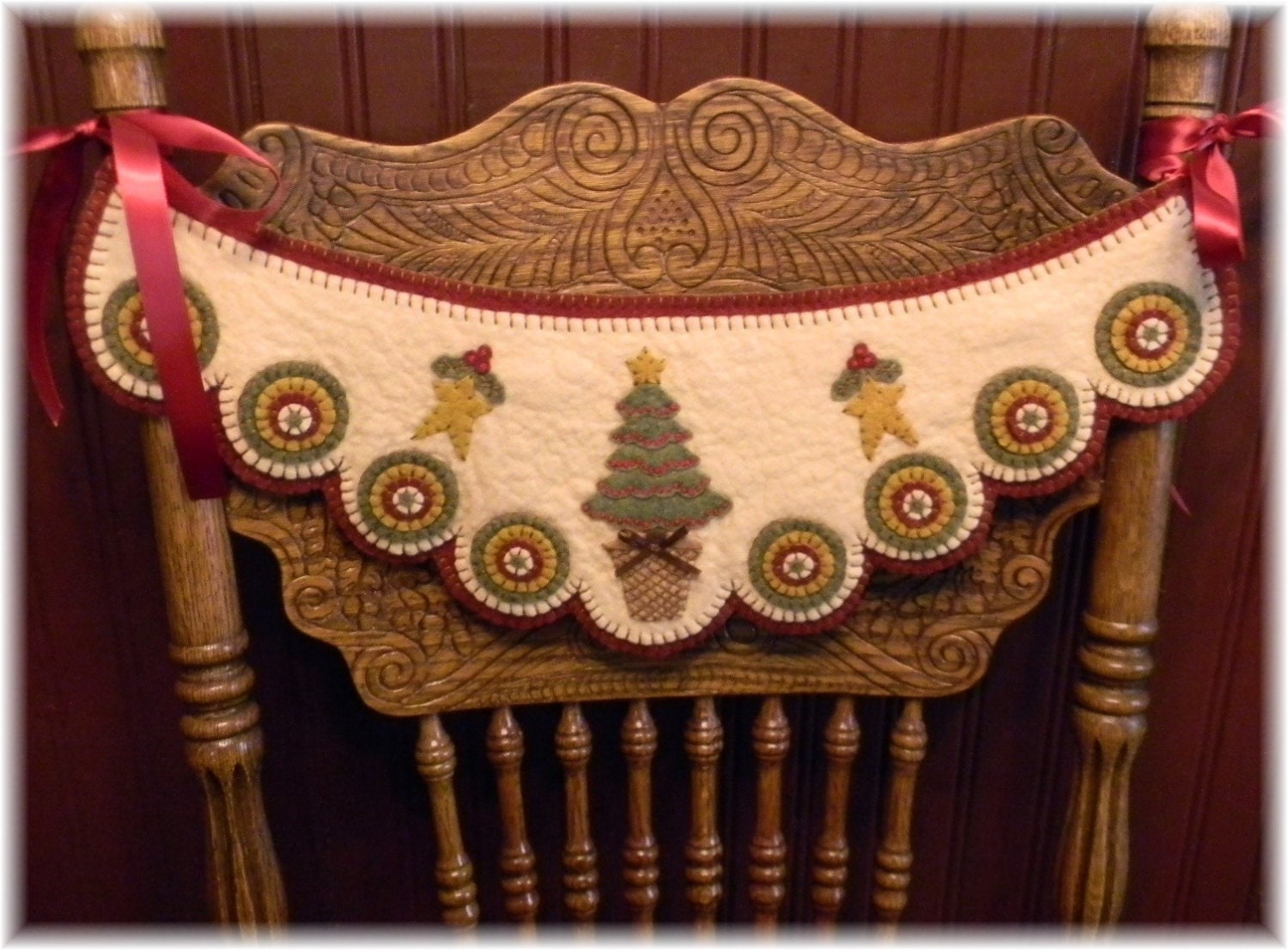 O Christmas Tree Penny Rug/candle Mat/chair Swag Set DIGITAL - Etsy