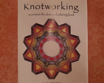 knotworking connect the dots and coloring book