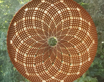 70 petal flower knot mandala