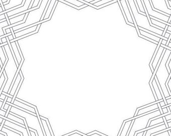 80 pointed star coloring page