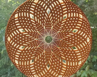 50 petal flower knotwork mandala