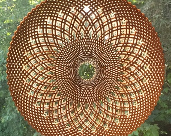 87 petal flower knot mandala