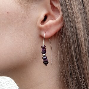 Sugilite earrings shop