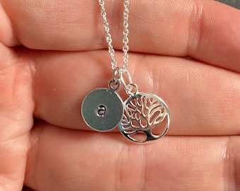 Tree Of Life Necklace , Custom Tree of life charm, Sterling Silver Necklace,Family Pendant, Personalized Necklace, Custom Jewelry