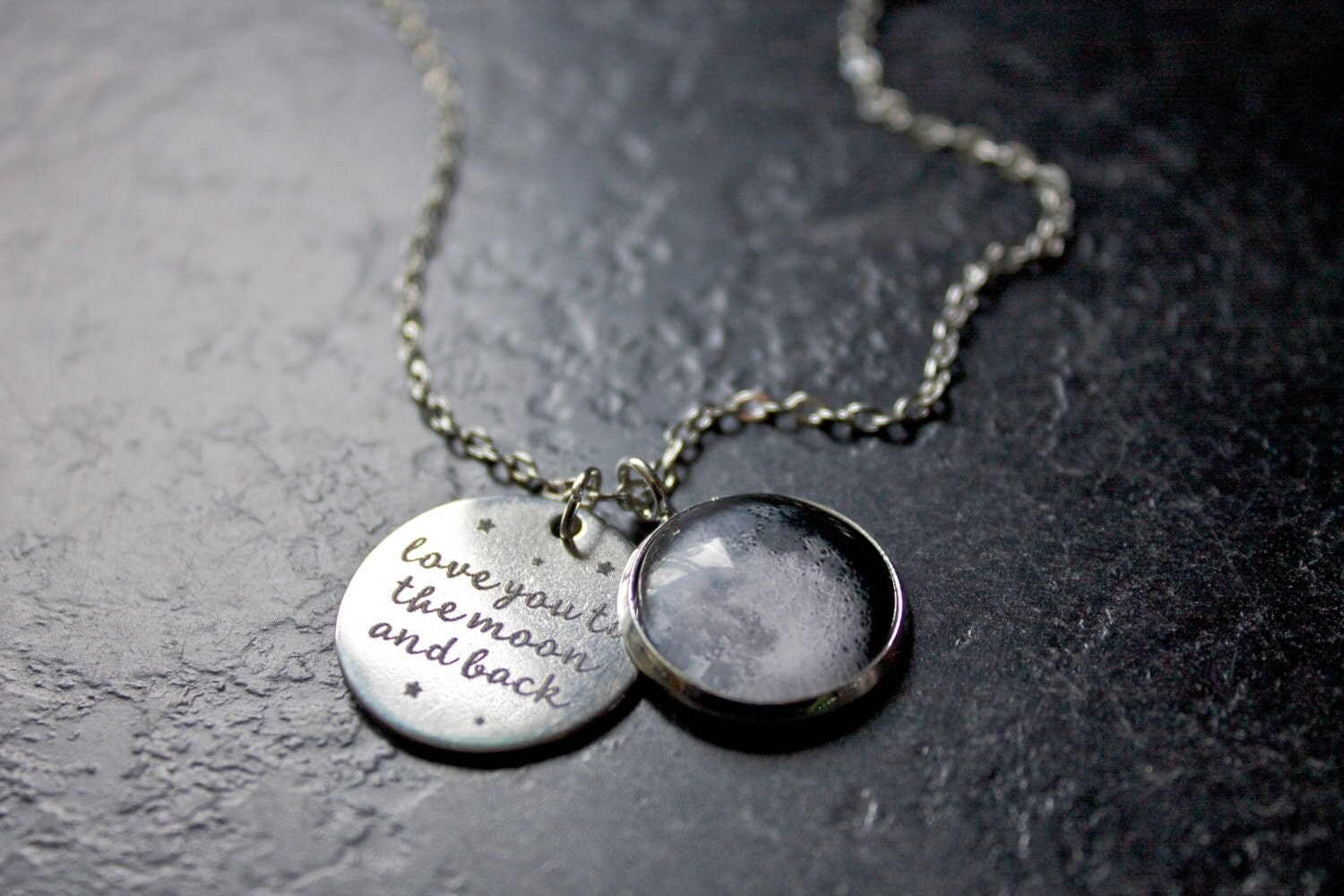 Love You To The Moon And Back Necklace - Elizabeth Caroline