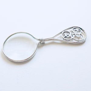 Vintage Metal Magnifying glass