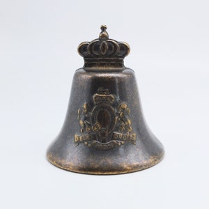 Vintage English Royal Brass Dinner Bell, Table Bell, Wedding Bell