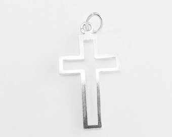 Vintage Sterling Silver Crucifix Pendant