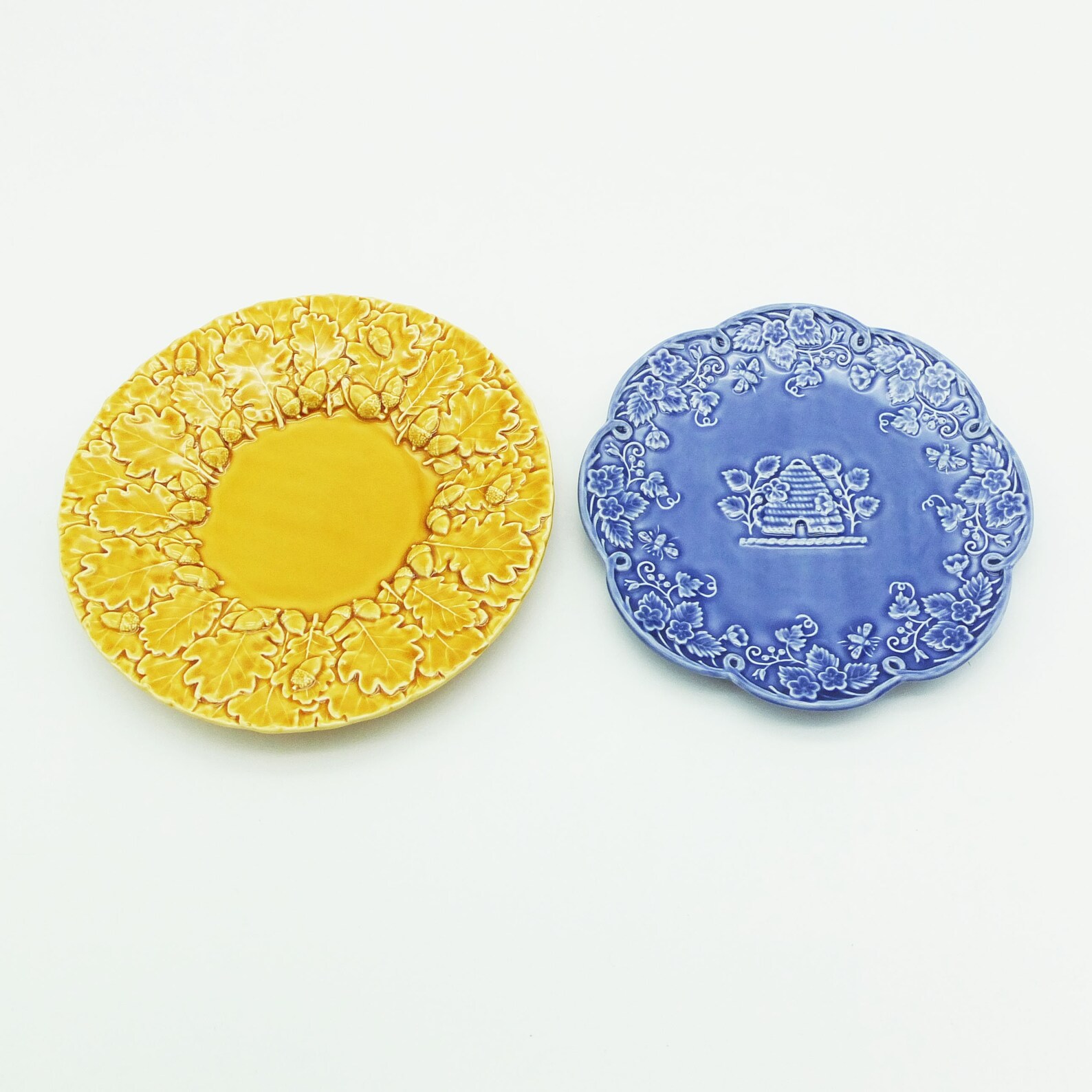 1 Portuguese Vintage Ceramics Plate //// Ceramics Bordalo Etsy