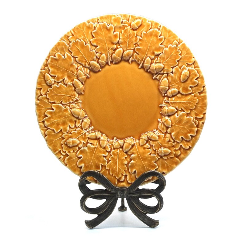 Vintage Brass Plate Holder Brass Dish Mount Display //// Etsy