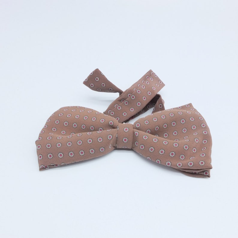 Vintage Silk Bow Tie, silk Bow image 7