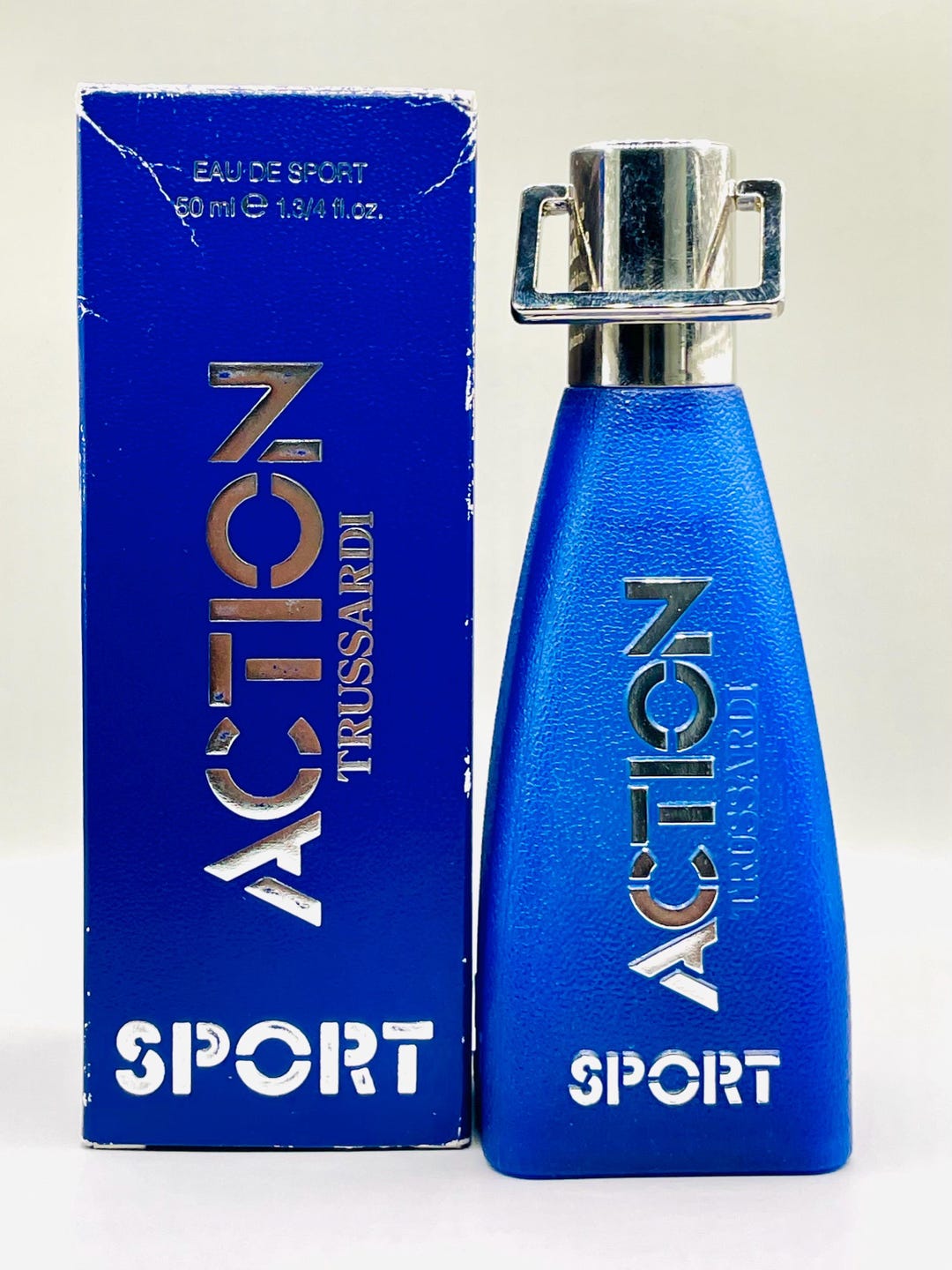 Vintage TRUSSARDI Eau Du Sport, Action Trussardi Perfume, 100 Ml