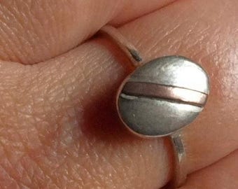 Vintage Signet Ring, sterling silver ring