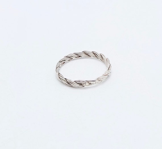 Vintage Sterling Silver Ring Knot, vintage sterli… - image 3