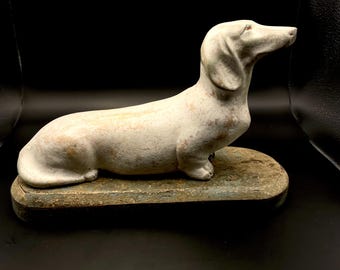ヴィンテージのダックスフンドの置物、ソーセージ犬の置物 - Etsy 日本