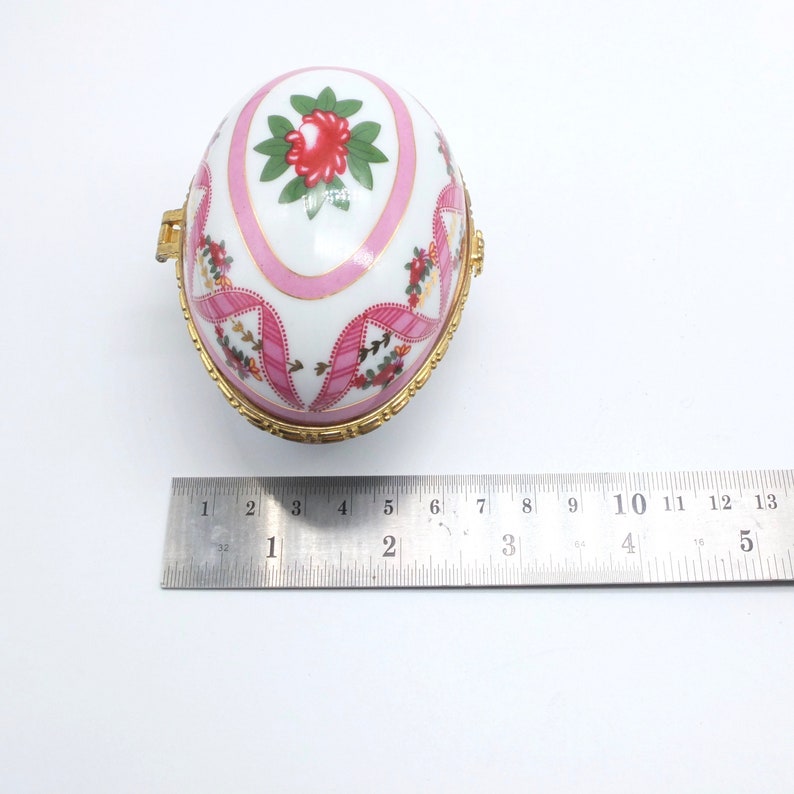 Vintage Egg Box Trinket Box Porcelain Egg Egg Box Etsy