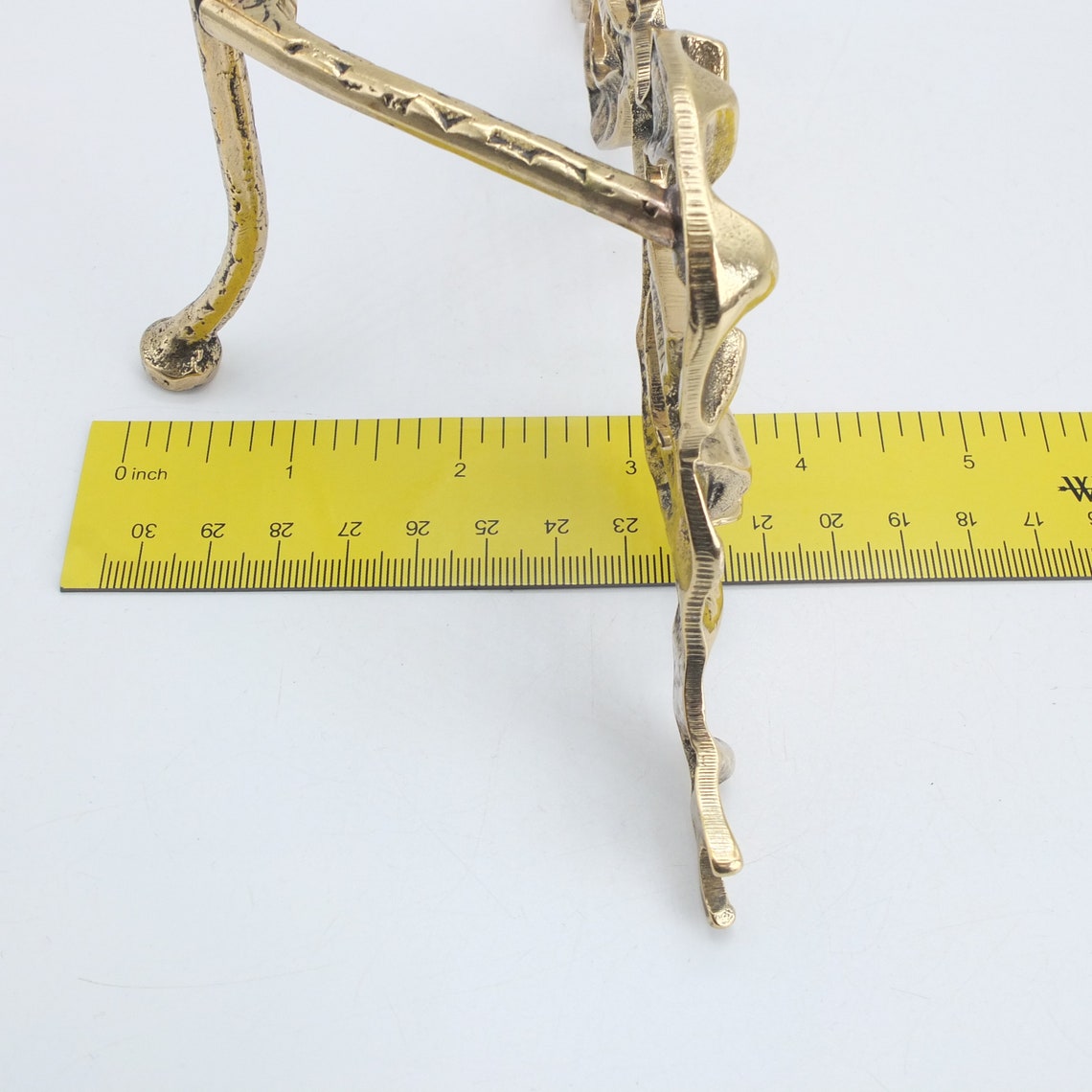 Vintage Brass Plate Holder Brass Dish Mount Display //// Etsy