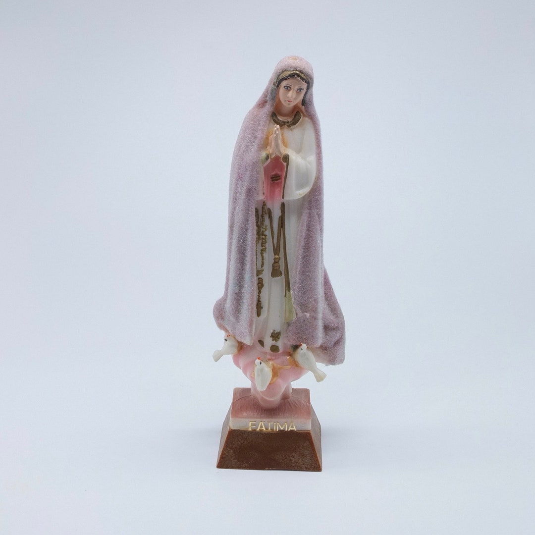 Vintage Religious Figurine Saint Fatima Portuguese Vintage Etsy UK