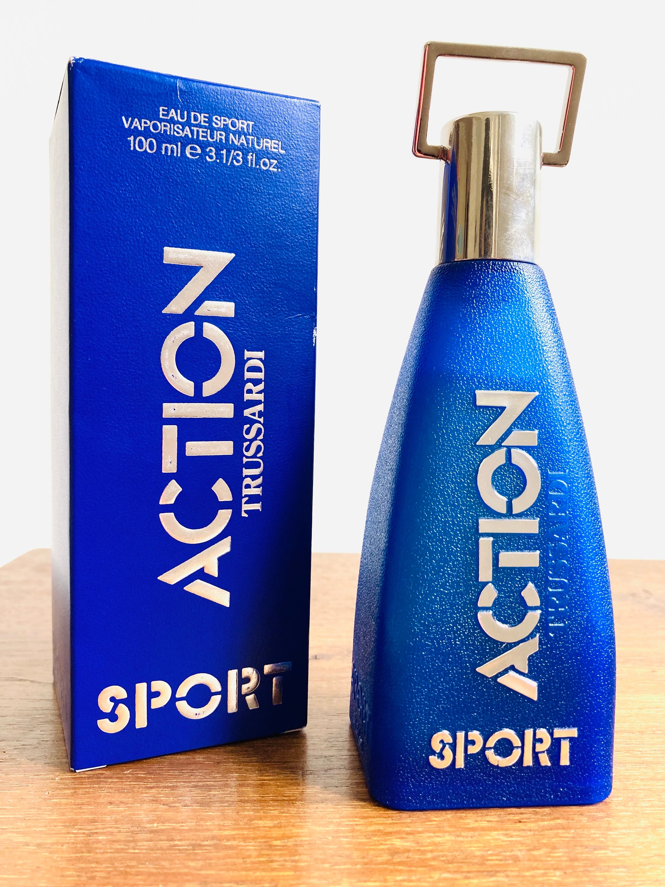 Trussardi ACTION SPORT EDT 100ml　廃盤香水 Vintage TRUSSARDI Eau Du Sport, Action Trussardi Perfume, 100 Ml