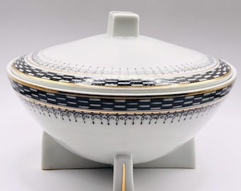 Cukierniczka porcelanowa w stylu art déco