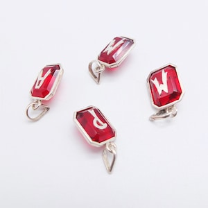 Initial pendant, Vintage Sterling Silver Letter Pendant, letter charm