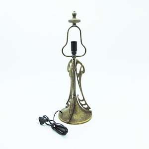 Lampe de bureau vintage en laiton, lampe de bureau glamour