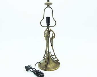 Vintage Brass Desk Lamp, Glamour Office Desk Lamp