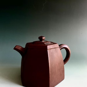 Vintage Terracotta Teapot, Handmade teapot for collection