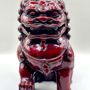 Vintage Chinese Figurine,  Foo Dog
