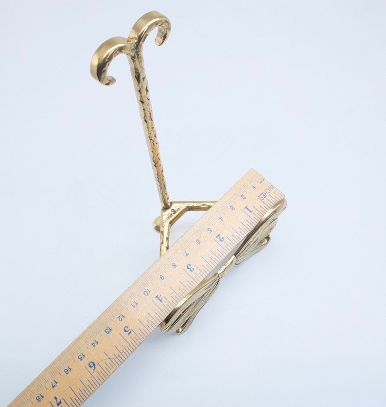 Vintage Brass Plate Holder Brass Dish Mount Display //// Etsy