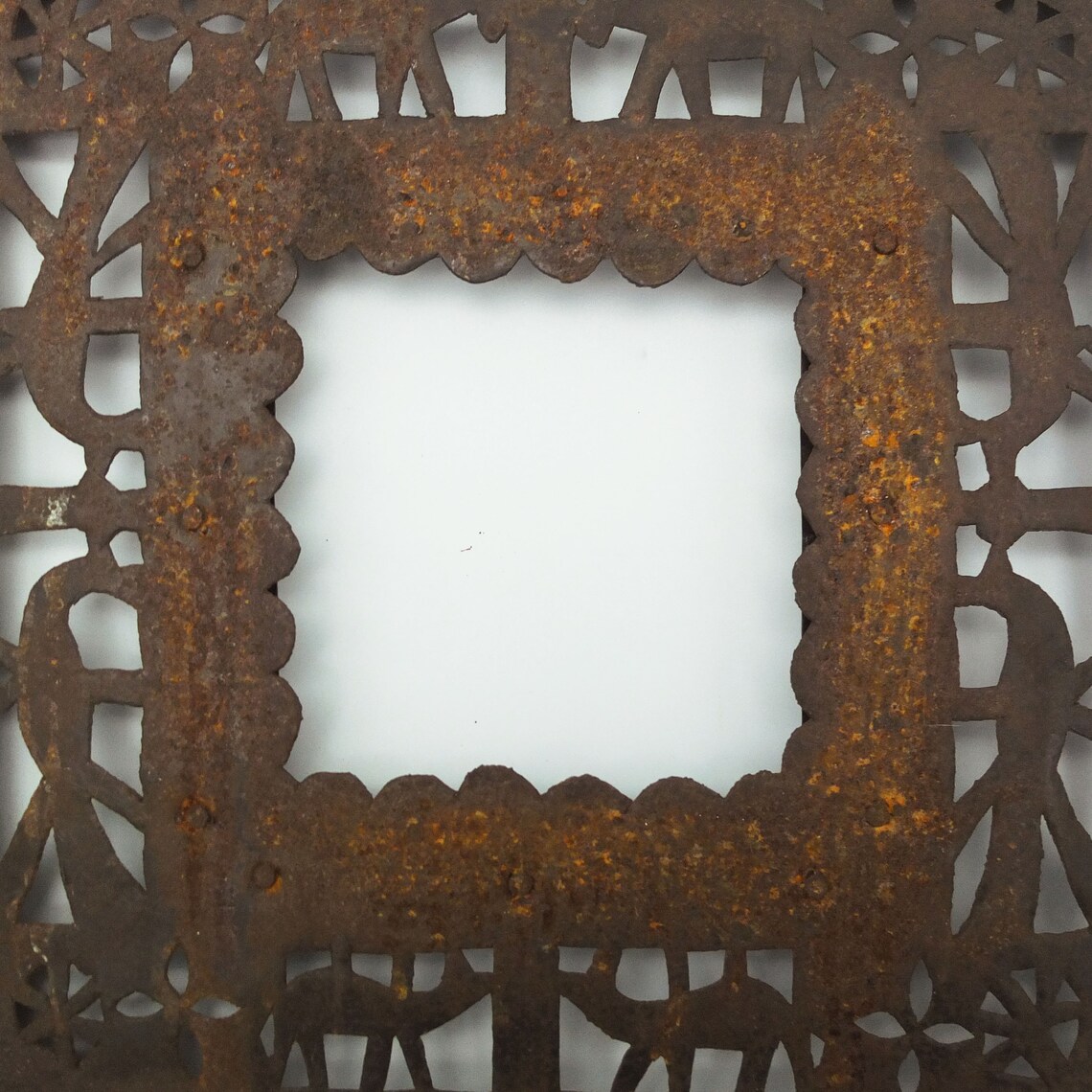 Vintage Iron Frame Handmade Iron Picture Frame Wall Picture Etsy