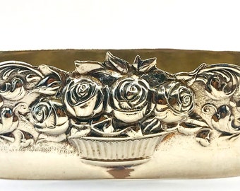 Vintage sterling silver napkin ring, Portuguese Vintage sterling silver napkin ring