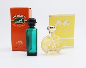 1 Vintage Miniature Bottle of Perfume Hermés, Nina Ricci, Miniature Perfume, Collectible Perfumes, Vintage Nina Ricci