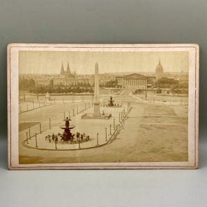 Antique Photography of Paris, Place de la Concorde, Vinkhuizen