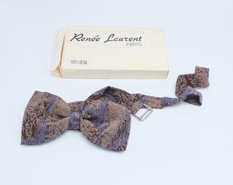 Vintage Silk Bow Tie, silk Bow