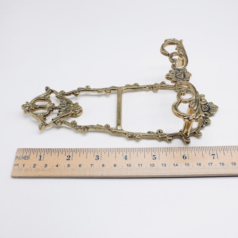 Vintage Brass Plate holder Wall Plate Stand wall stand Etsy