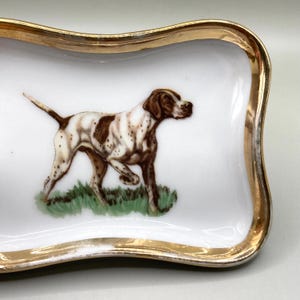 Vintage Porcelain Ashtray, Limoges Porcelain