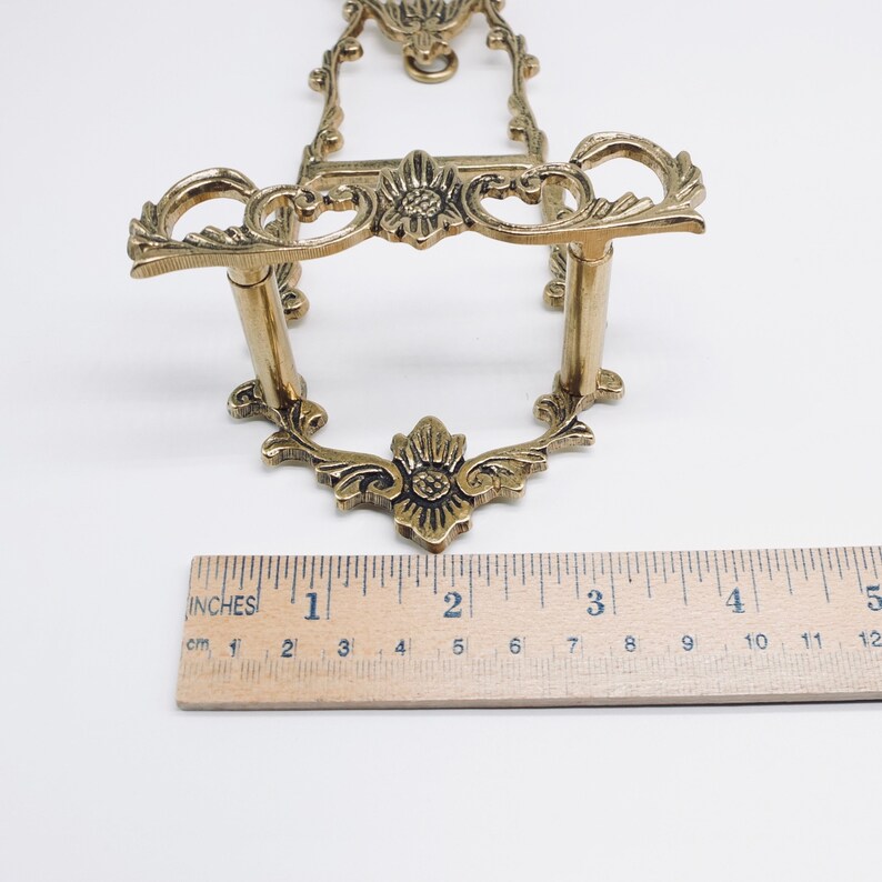 Vintage Brass Plate holder Wall Plate Stand wall stand Etsy