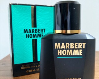 Vintage Marbert Homme Shampoo, vintage man shampoo