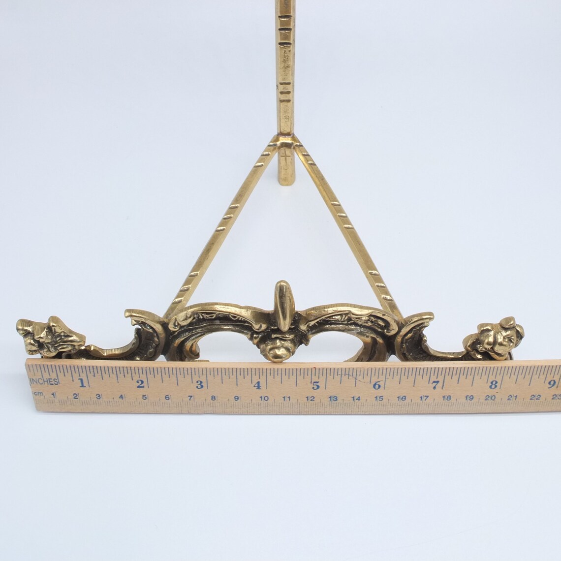 Vintage Brass Plate Holder Brass Plate Mount Display //// Etsy