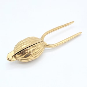 Vintage Messing Nussknacker, Nussknacker aus Metall
