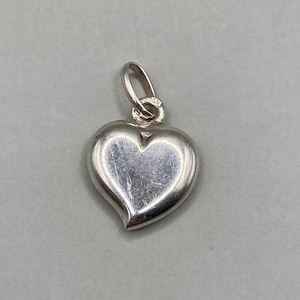 Vintage Sterling Silver Heart Charm