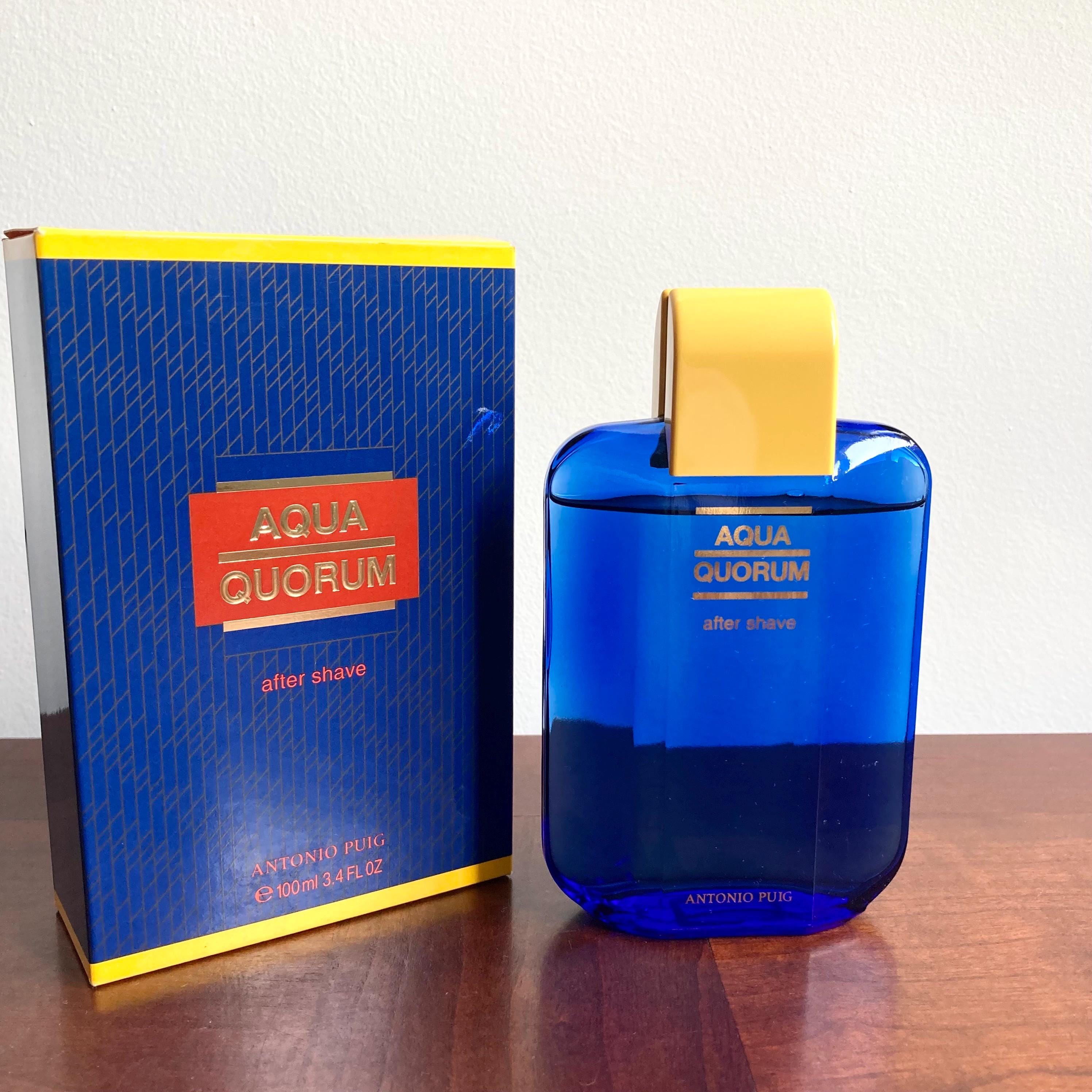 Vintage Aqua Quorum After Shave, Antonio Puig, 100 Ml - Etsy